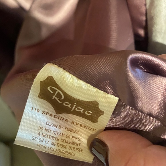 Vintage Rajac Leathers Full Length Fur Trim Coat - Picture 3 of 3